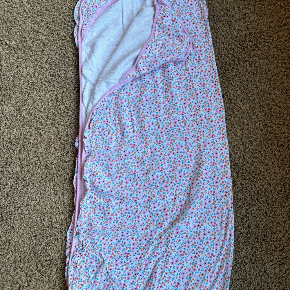 Posh Peanut Pink Floral Baby Blanket
